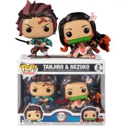 Gametraders Rouse Hill Pop Vinyls Demon Slayer - Tanjiro & Nezuko US Exclusive Pop! 2-Pack