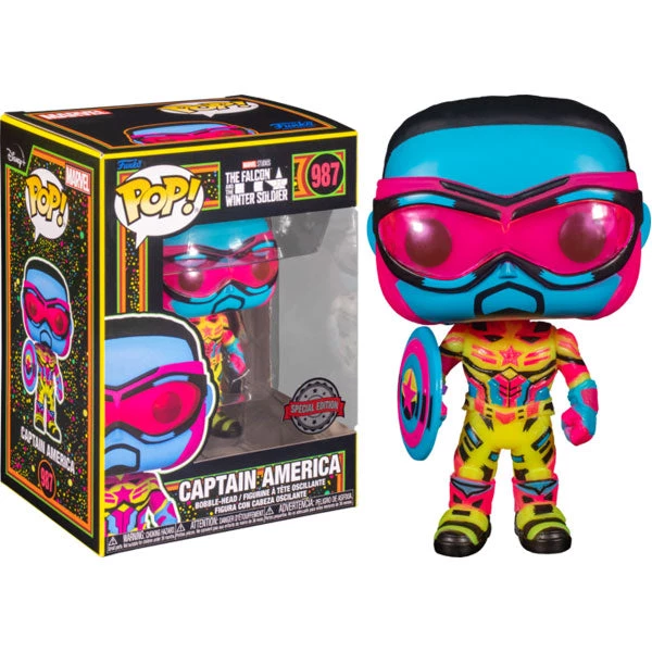 Gametraders Rouse Hill Falcon Winter Soldier - Cap America Black Light US Exclusive Pop! Vinyl Pop Vinyls 5 Gametraders Rouse Hill Falcon Winter Soldier - Cap America Black Light US Exclusive Pop! Vinyl Pop Vinyls