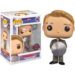 Gametraders Rouse Hill Captain America: The First Avenger - Cap With Prototype Shield Metallic US Exclusive Pop! Vinyl 7 Gametraders Rouse Hill Captain America: The First Avenger - Cap With Prototype Shield Metallic US Exclusive Pop! Vinyl
