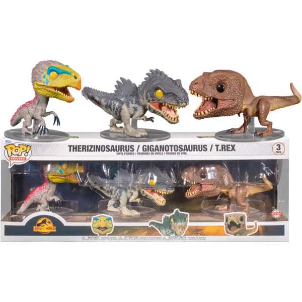 Gametraders Rouse Hill Pop Vinyls Jurassic World 3: Dominion - Dinosaurs US Exclusive Pop! 3-Pack 3 Gametraders Rouse Hill Pop Vinyls Jurassic World 3: Dominion - Dinosaurs US Exclusive Pop! 3-Pack