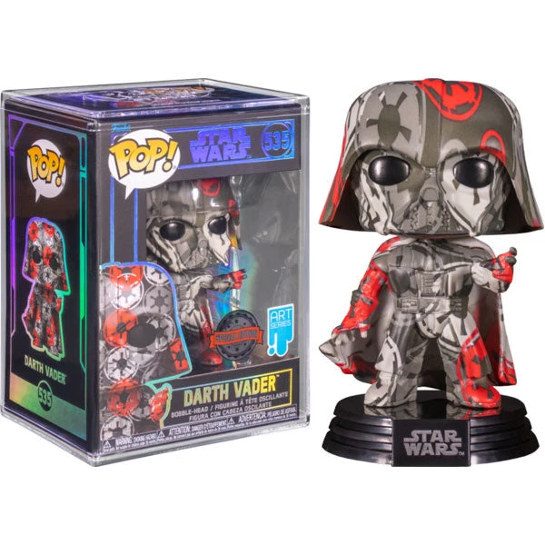 Gametraders Rouse Hill Pop Vinyls Star Wars - Darth Vader Galactic Empire (Artist) US Exclusive Pop! W/ Pop! Protector 5 Gametraders Rouse Hill Pop Vinyls Star Wars - Darth Vader Galactic Empire (Artist) US Exclusive Pop! W/ Pop! Protector