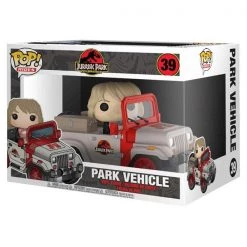 Funko Jurassic Park - Park Vehicle With Ellie Pop! Ride Pop Vinyls