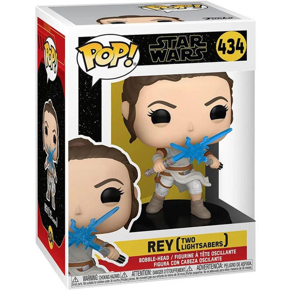 Gametraders Rouse Hill Pop Vinyls Star Wars - Rey With 2 Lightsabers Pop! Vinyl 4 Gametraders Rouse Hill Pop Vinyls Star Wars - Rey With 2 Lightsabers Pop! Vinyl