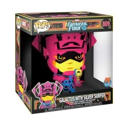 Gametraders Rouse Hill Fantastic Four - Galactus With Silver Surfer Black Light US Exclusive 10" Pop! Vinyl