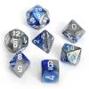 Gametraders Rouse Hill CHX 26423 Gemini Polyhedral Blue-Steel/White 7-Die Set 1 Gametraders Rouse Hill CHX 26423 Gemini Polyhedral Blue-Steel/White 7-Die Set