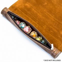 Gametraders Rouse Hill Dice Scroll PU Leather - Brown 7 Gametraders Rouse Hill Dice Scroll PU Leather - Brown