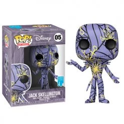 Gametraders Rouse Hill The Nightmare Before Christmas - Jack (Artist) Purple & Yellow Pop! Vinyl With Protector Pop Vinyls