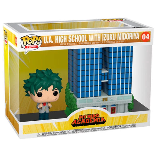 Gametraders Rouse Hill My Hero Academia - Deku With UA High School Pop! Town 4 Gametraders Rouse Hill My Hero Academia - Deku With UA High School Pop! Town