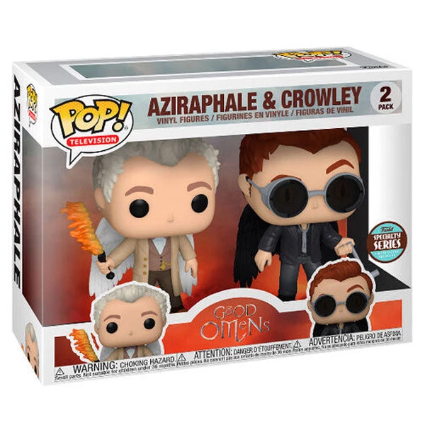 Gametraders Rouse Hill Good Omens - Aziraphale & Crowley With Wings Specialty Series Exclusive Pop! Vinyl 2-pack 4 Gametraders Rouse Hill Good Omens - Aziraphale & Crowley With Wings Specialty Series Exclusive Pop! Vinyl 2-pack