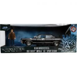 Gametraders Rouse Hill Supernatural - '67 Chevy Impala With Dean 1:24 Scale Hollywood Ride Collectables
