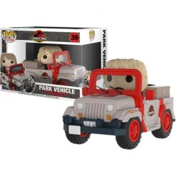 Funko Jurassic Park - Park Vehicle With Ellie Pop! Ride Pop Vinyls