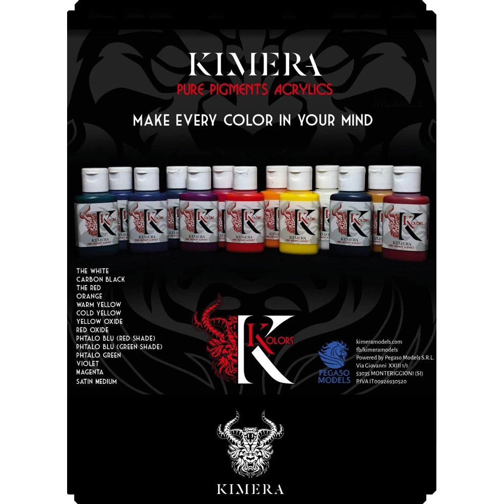 Gametraders Rouse Hill Kimera Kolors Pure Pigments Paint Set 6 Gametraders Rouse Hill Kimera Kolors Pure Pigments Paint Set