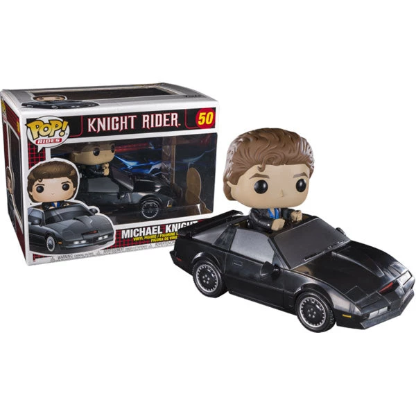 Funko Knight Rider - Michael Knight With KITT Pop! Ride 5 Funko Knight Rider - Michael Knight With KITT Pop! Ride