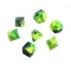 Gametraders Rouse Hill CHX 26454 Gemini Green Yellow/Silver 7-Die Set 1 Gametraders Rouse Hill CHX 26454 Gemini Green Yellow/Silver 7-Die Set