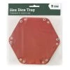 Gametraders Rouse Hill LPG Hex Dice Tray 6" Red 2 Gametraders Rouse Hill LPG Hex Dice Tray 6" Red