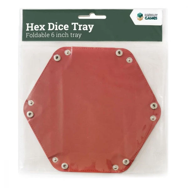Gametraders Rouse Hill LPG Hex Dice Tray 6" Red 3 Gametraders Rouse Hill LPG Hex Dice Tray 6" Red