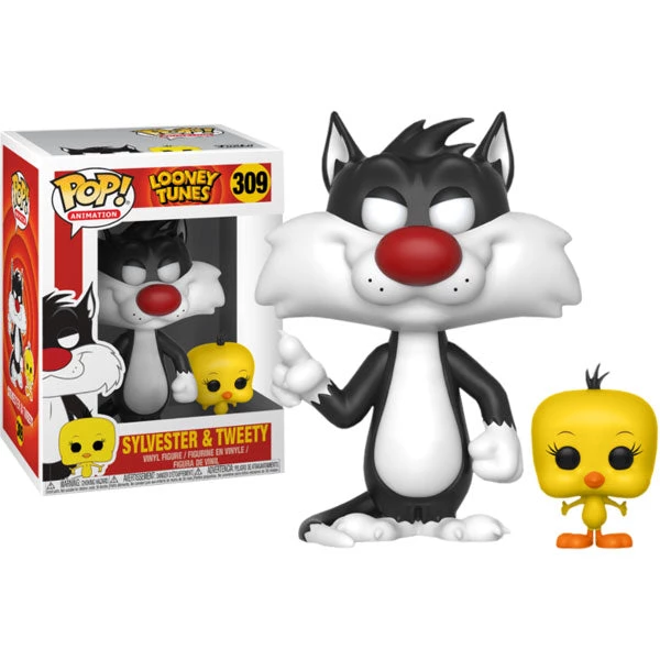 Funko Looney Tunes - Sylvester And Tweety Pop Vinyl 5 Funko Looney Tunes - Sylvester And Tweety Pop Vinyl