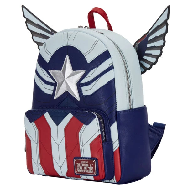 Gametraders Rouse Hill Loungefly - The Falcon And The Winter Soldier - Captain America Mini Backpack 4 Gametraders Rouse Hill Loungefly - The Falcon And The Winter Soldier - Captain America Mini Backpack
