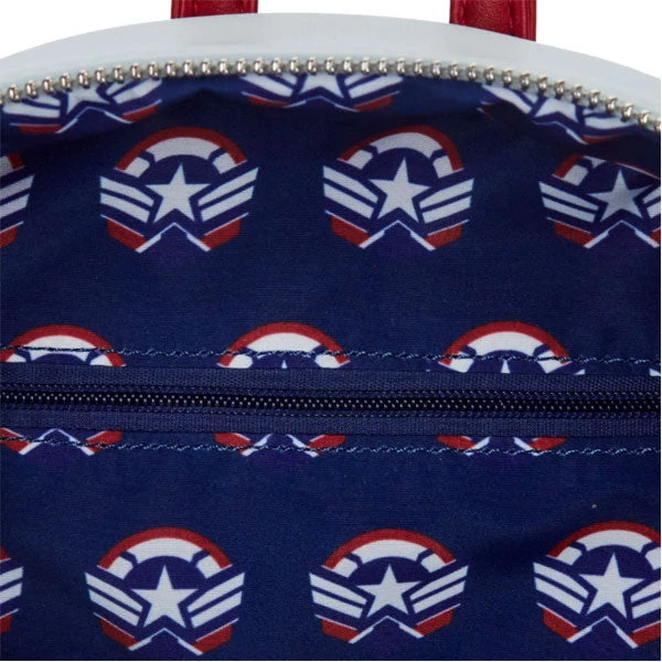 Gametraders Rouse Hill Loungefly - The Falcon And The Winter Soldier - Captain America Mini Backpack 6 Gametraders Rouse Hill Loungefly - The Falcon And The Winter Soldier - Captain America Mini Backpack