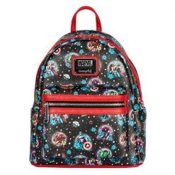 Gametraders Rouse Hill Loungefly - Marvel Comics - Avengers Floral Tattoo Mini Backpack