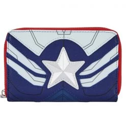 Gametraders Rouse Hill Loungefly - The Falcon And The Winter Soldier - Captain America Zip Purse
