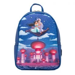 Gametraders Rouse Hill Loungefly - Aladdin (1992) - Aladdin And Jasmine Magic Carpet Ride Mini Backpack
