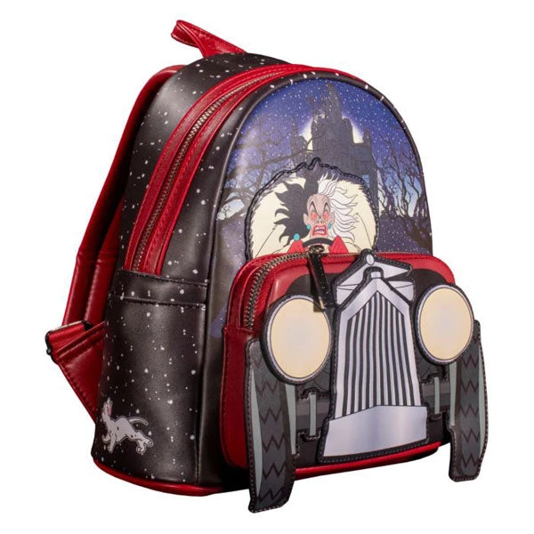 Gametraders Rouse Hill Loungefly - 101 Dalmatians (1961) - Cruella Car US Exclusive Mini Backpack 4 Gametraders Rouse Hill Loungefly - 101 Dalmatians (1961) - Cruella Car US Exclusive Mini Backpack