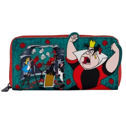 Gametraders Rouse Hill Loungefly - Alice In Wonderland - Queen Of Hearts Zip Purse