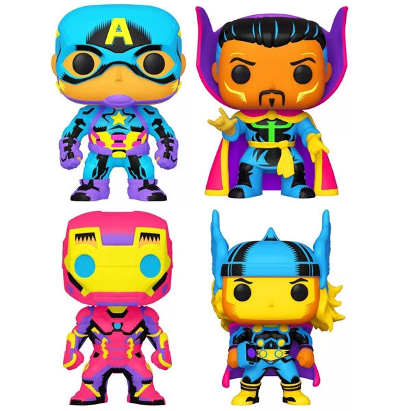 Gametraders Rouse Hill Marvel Comics - Black Light US Exclusive Pop! Vinyl 4-Pack Pop Vinyls 5 Gametraders Rouse Hill Marvel Comics - Black Light US Exclusive Pop! Vinyl 4-Pack Pop Vinyls
