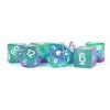Gametraders Rouse Hill MDG Unicorn Resin Polyhedral Dice Set - Aurora Board Games