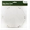 Gametraders Rouse Hill LPG Hex Dice Tray 8" White D&D Clearance Specials