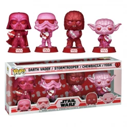 Gametraders Rouse Hill Star Wars - Valentine US Exclusive Diamond Glitter Pop! Vinyl 4-Pack Pop Vinyls