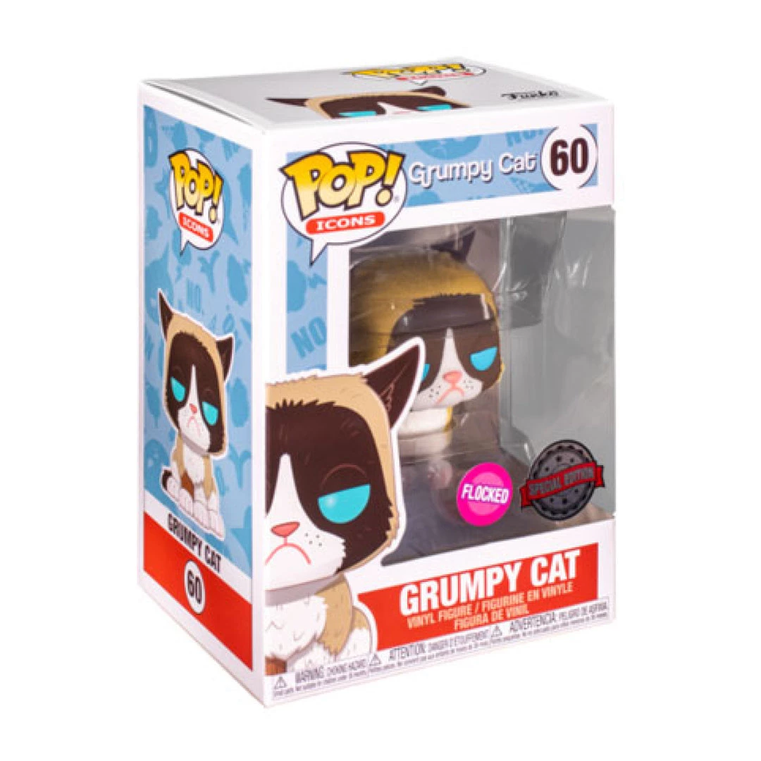 Gametraders Rouse Hill Icons - Grumpy Cat Flocked US Exclusive Pop! Vinyl Pop Vinyls 4 Gametraders Rouse Hill Icons - Grumpy Cat Flocked US Exclusive Pop! Vinyl Pop Vinyls
