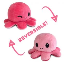 Gametraders Rouse Hill Reversible Plushie - Octopus Happy/Wink