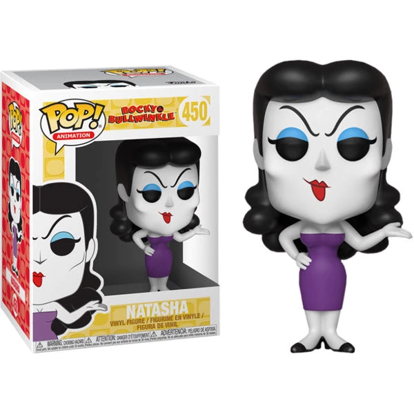 Gametraders Rouse Hill Pop Vinyls Rocky And Bullwinkle - Natasha Pop! Vinyl 5 Gametraders Rouse Hill Pop Vinyls Rocky And Bullwinkle - Natasha Pop! Vinyl