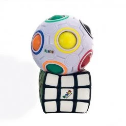 Gametraders Rouse Hill Board Games Rubiks Gift Set (Includes Rainbow Ball, Squishy Cube And Magic Star)