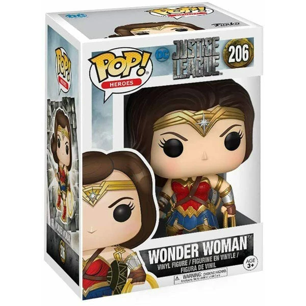 Funko Jusitce League Movie - Wonder Woman Pop! Vinyl 4 Funko Jusitce League Movie - Wonder Woman Pop! Vinyl
