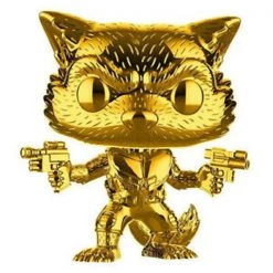 Gametraders Rouse Hill Marvel Studios - 10th Anniversary Rocket Raccoon Gold Chrome US Exclusive Pop! Vinyl