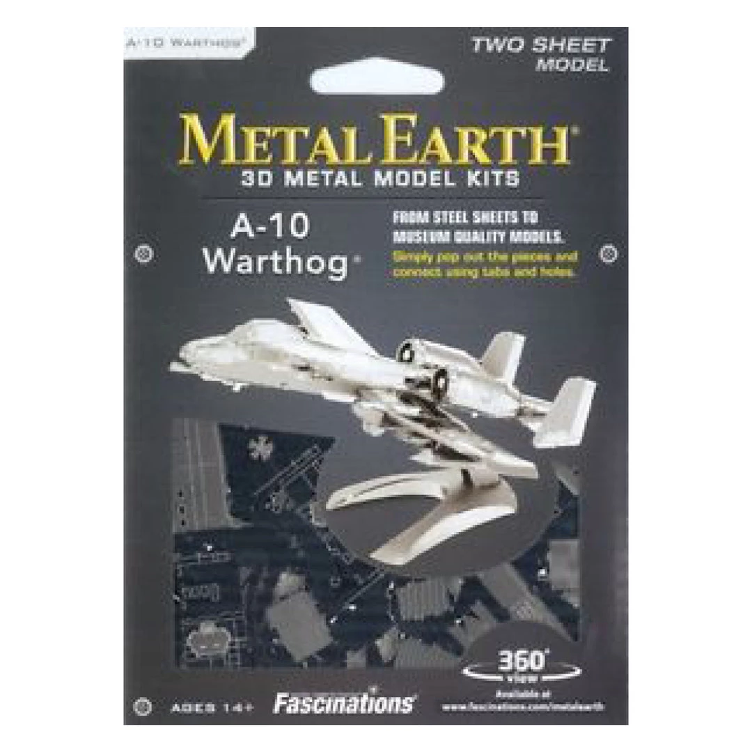 Gametraders Rouse Hill Hobby Central Metal Earth A-10 Warthog Model Kit 3 Gametraders Rouse Hill Hobby Central Metal Earth A-10 Warthog Model Kit