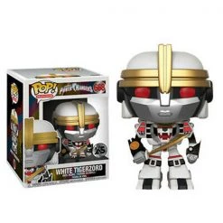 Funko Power Rangers - White Tigerzord 6 Inch US Exclusive 6 Inch Pop Vinyl Pop Vinyls