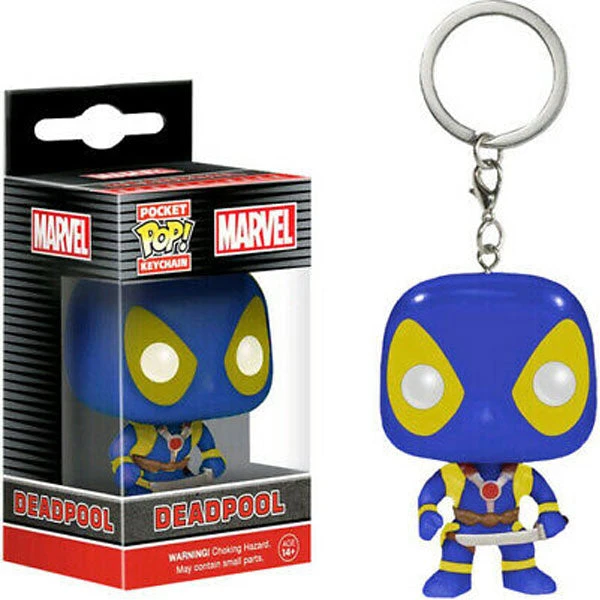 Gametraders Blacktown Pop Vinyls Deadpool - Deadpool Blue & Yellow US Exclusive Pocket Pop! Keychain 3 Gametraders Blacktown Pop Vinyls Deadpool - Deadpool Blue & Yellow US Exclusive Pocket Pop! Keychain