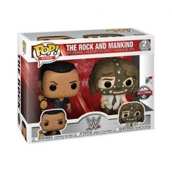 Gametraders Rouse Hill WWE - The Rock Vs Mankind US Exclusive Pop! Vinyl 2-pack Pop Vinyls