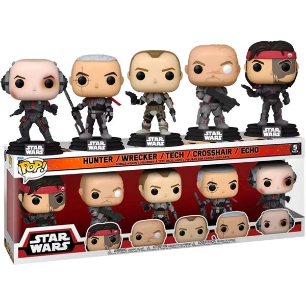 Gametraders Rouse Hill Pop Vinyls Star Wars: The Bad Batch - Bad Batch US Exclusive Pop! Vinyl 5-Pack 3 Gametraders Rouse Hill Pop Vinyls Star Wars: The Bad Batch - Bad Batch US Exclusive Pop! Vinyl 5-Pack