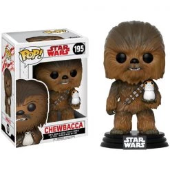Funko Star Wars - Chewbacca With Porg Episode VIII US Exclusive Pop! Vinyl 7 Funko Star Wars - Chewbacca With Porg Episode VIII US Exclusive Pop! Vinyl