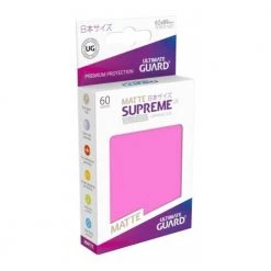 Gametraders Blacktown Ultimate Guard Supreme UX Sleeves Japanese Size Matte Pink (60)