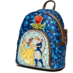 Gametraders Rouse Hill Loungefly - Beauty And The Beast - Stain Glass US Exclusive Mini Backpack 9 Gametraders Rouse Hill Loungefly - Beauty And The Beast - Stain Glass US Exclusive Mini Backpack