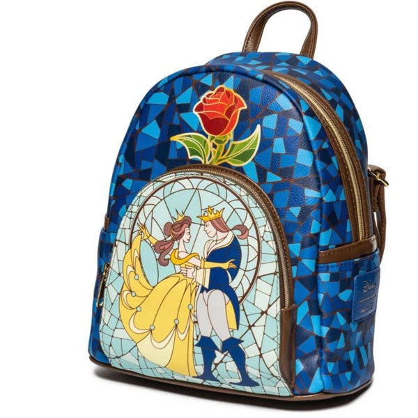 Gametraders Rouse Hill Loungefly - Beauty And The Beast - Stain Glass US Exclusive Mini Backpack 5 Gametraders Rouse Hill Loungefly - Beauty And The Beast - Stain Glass US Exclusive Mini Backpack
