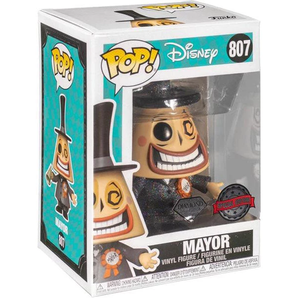 Gametraders Rouse Hill Pop Vinyls The Nightmare Before Christmas - Mayor W/Megaphone US Exc Diamond Glitter Pop! 4 Gametraders Rouse Hill Pop Vinyls The Nightmare Before Christmas - Mayor W/Megaphone US Exc Diamond Glitter Pop!