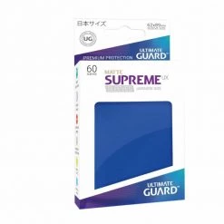 Gametraders Rouse Hill Card Accessories Ultimate Guard Supreme UX Sleeves Japanese Size Matte Blue (60)