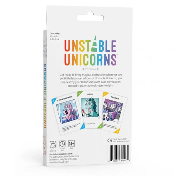 Gametraders Rouse Hill Unstable Unicorns Travel Edition Board Games 5 Gametraders Rouse Hill Unstable Unicorns Travel Edition Board Games